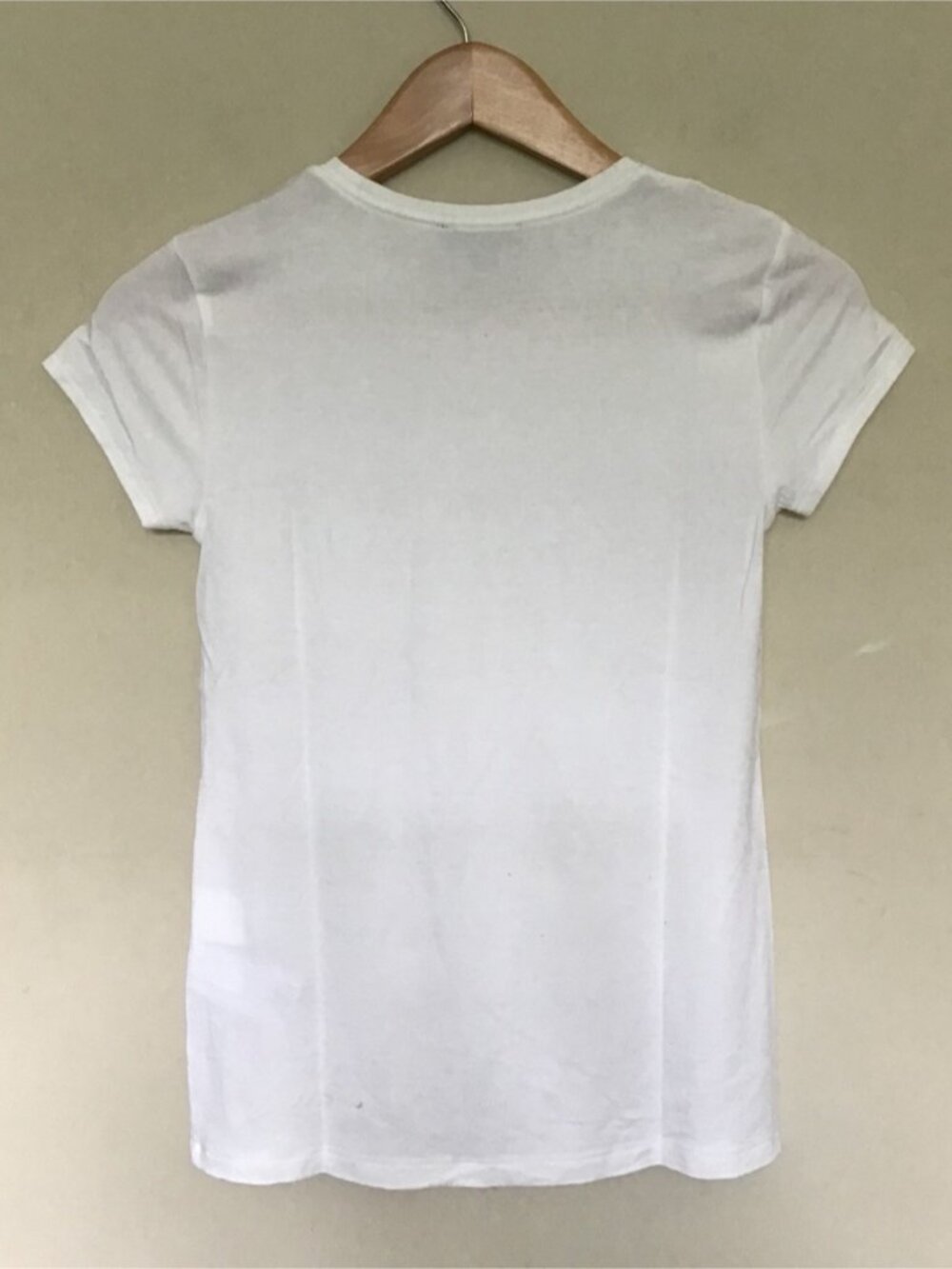 White Short Sleeves Baby Tee - Picture 2 of 2